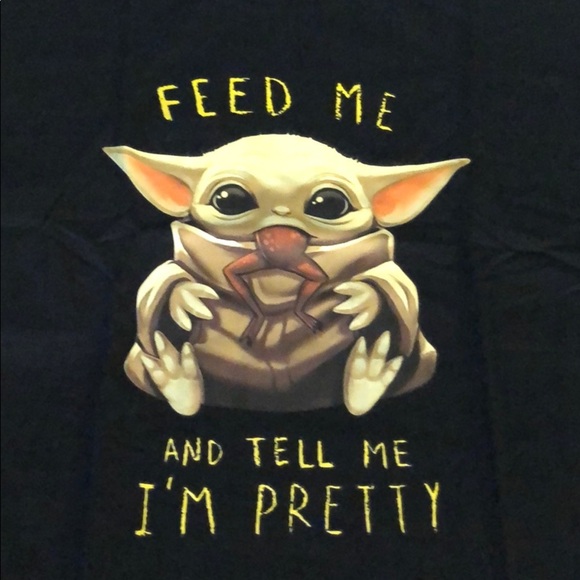 Star Wars Baby Yoda Feed Me and Tell Me I’m Pretty - Picture 1 of 2